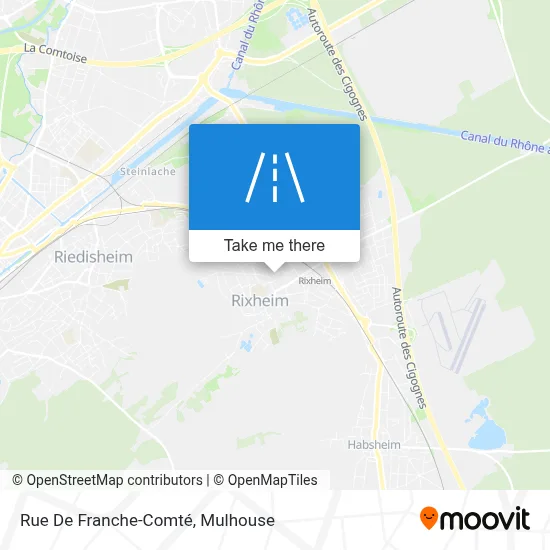 Rue De Franche-Comté map