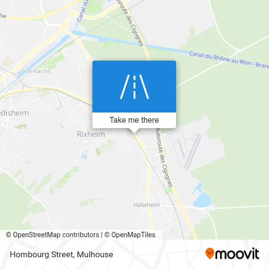 Rue De Hombourg map