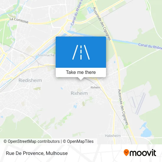 Rue De Provence map