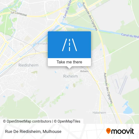 Rue De Riedisheim map