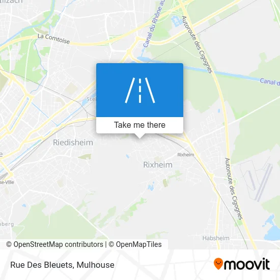 Rue Des Bleuets map