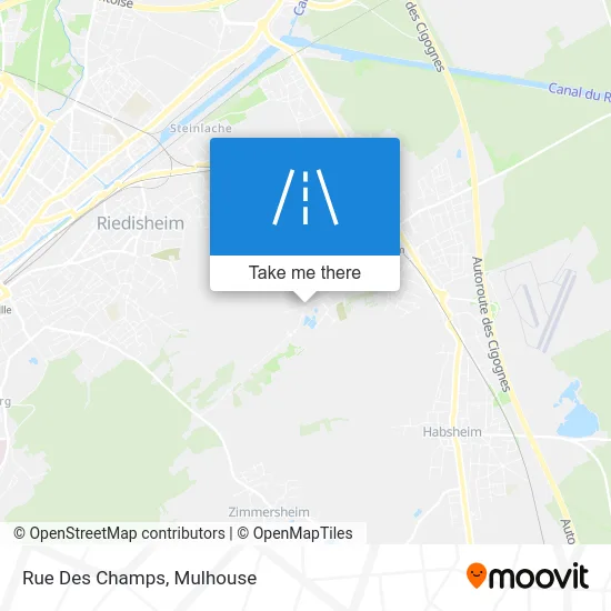 Rue Des Champs map