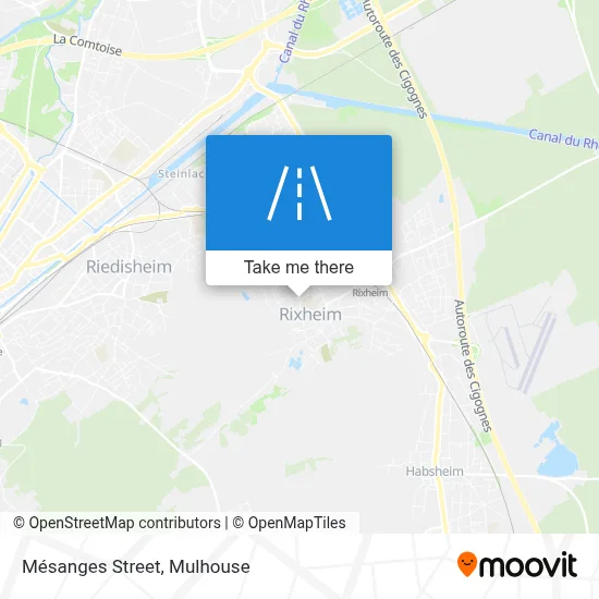 Rue Des Mésanges map