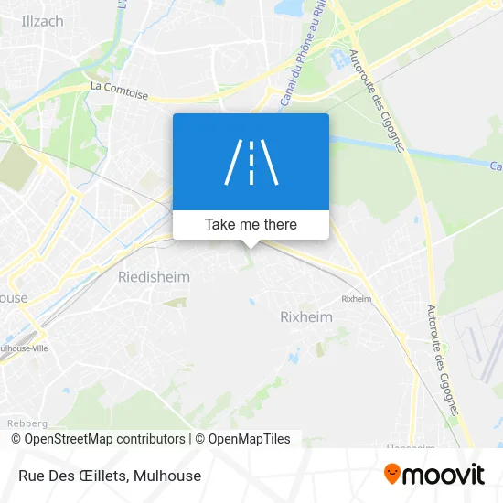 Rue Des Œillets map