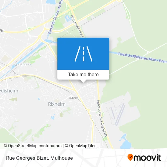 Rue Georges Bizet map