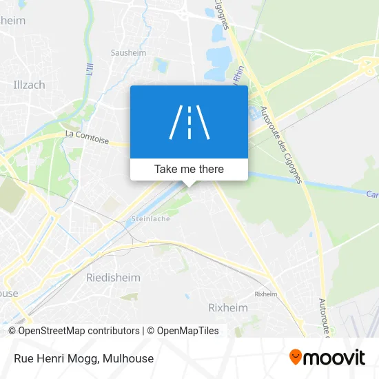 Rue Henri Mogg map