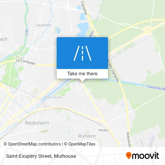 Rue Saint-Exupéry map