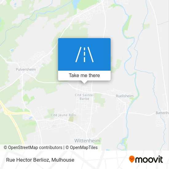 Rue Hector Berlioz map