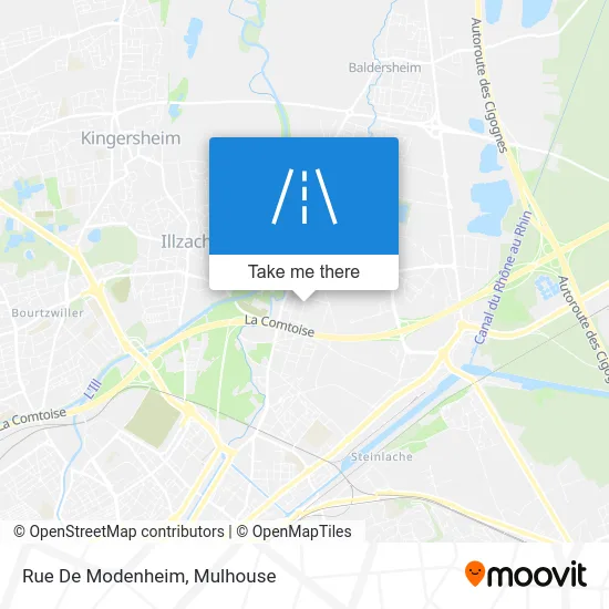Rue De Modenheim map