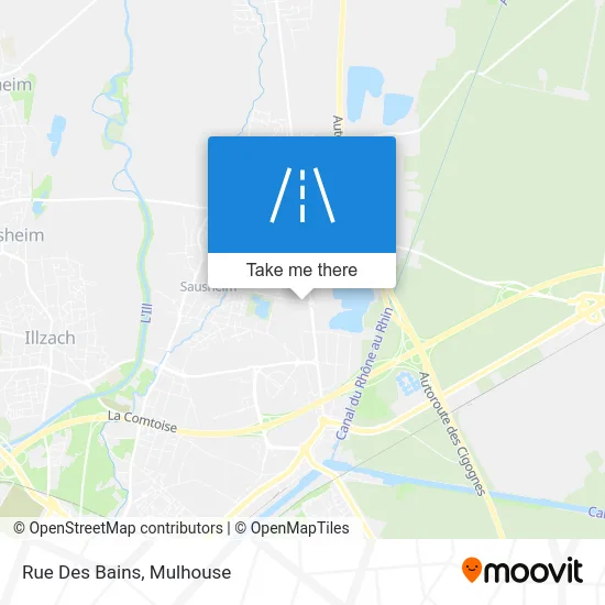 Rue Des Bains map
