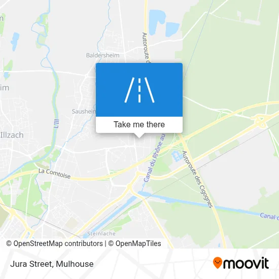 Rue Du Jura map