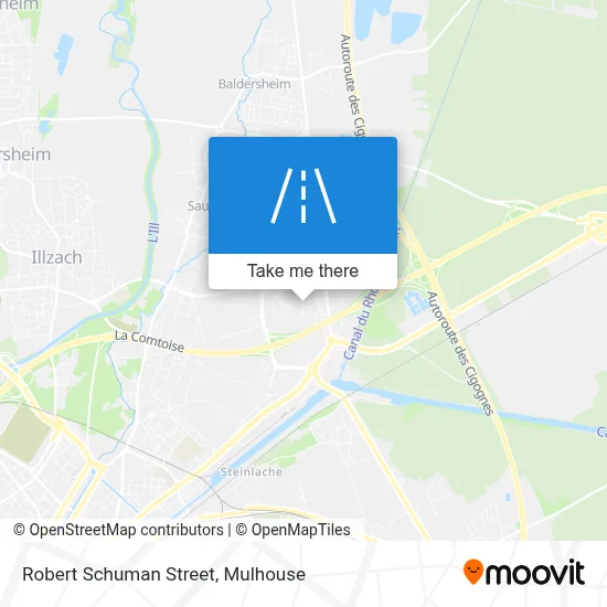 Rue Robert Schuman map