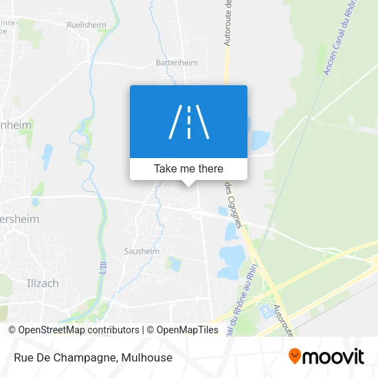 Rue De Champagne map