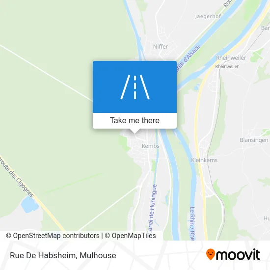Rue De Habsheim map