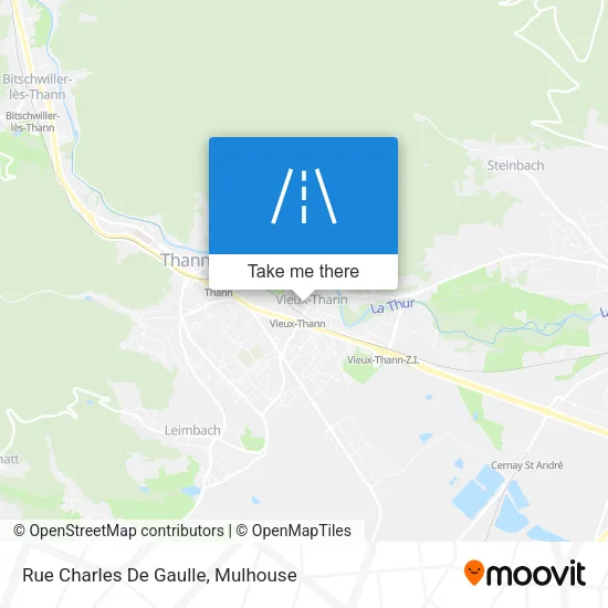 Rue Charles De Gaulle map