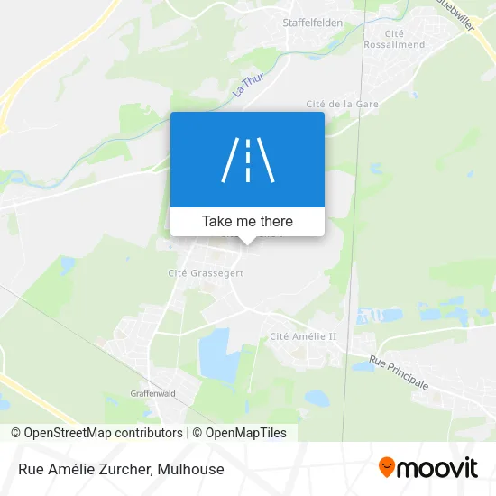 Rue Amélie Zurcher map