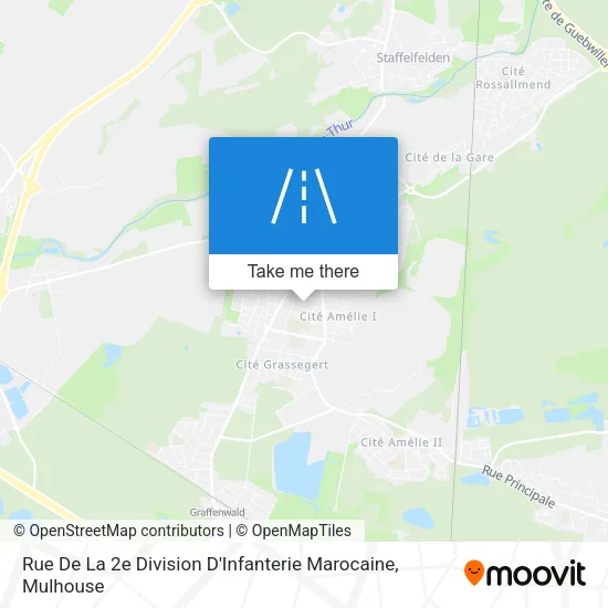 Rue De La 2e Division D'Infanterie Marocaine map