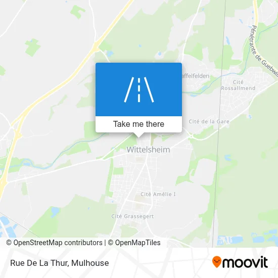 Rue De La Thur map
