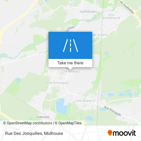 Rue Des Jonquilles map