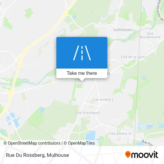 Rue Du Rossberg map