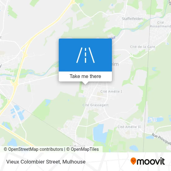 Rue Du Vieux Colombier map