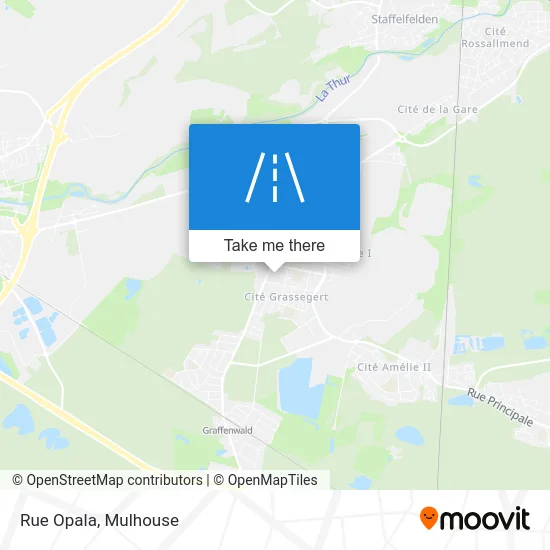 Rue Opala map