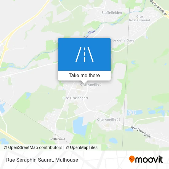 Rue Séraphin Sauret map