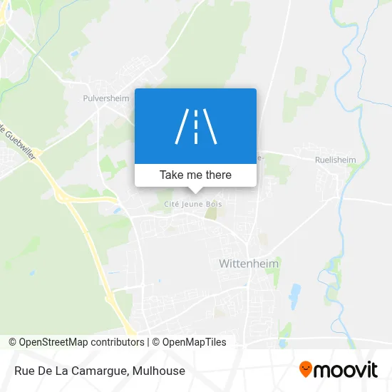 Rue De La Camargue map