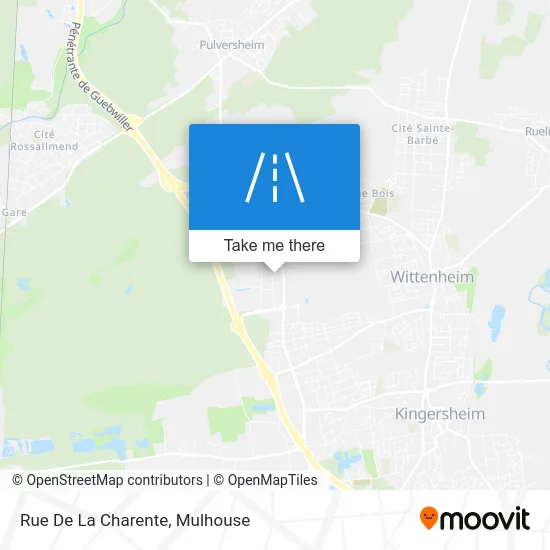 Rue De La Charente map