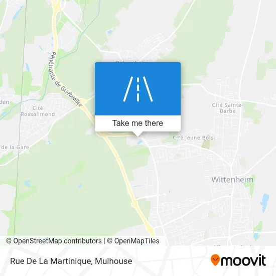 Rue De La Martinique map