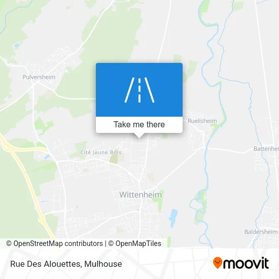 Rue Des Alouettes map