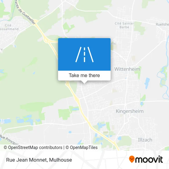 Rue Jean Monnet map
