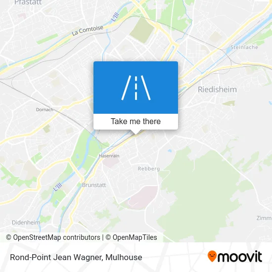 Rond-Point Jean Wagner map