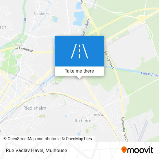 Rue Vaclav Havel map