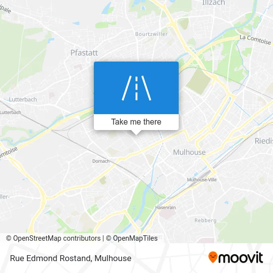 Rue Edmond Rostand map