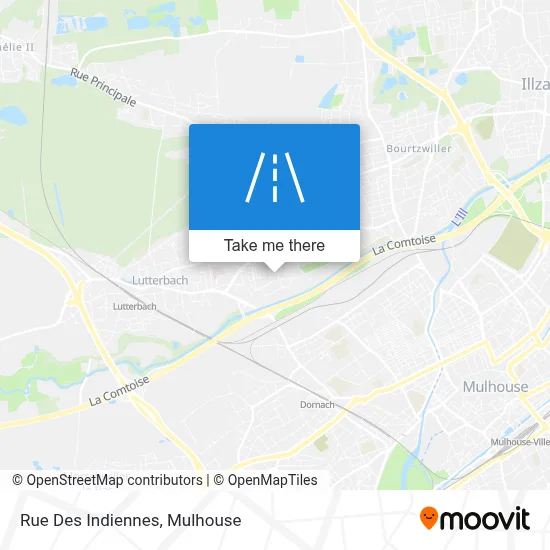 Rue Des Indiennes map