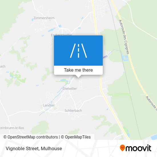 Rue Du Vignoble map