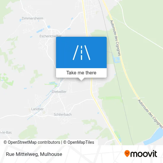 Rue Mittelweg map