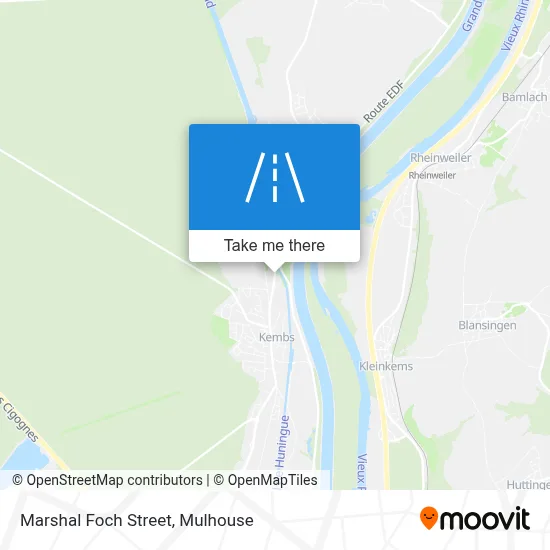 Rue Marechal Foch map