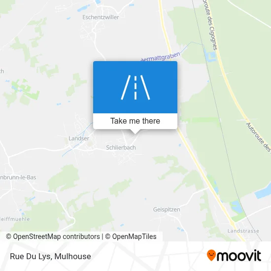 Rue Du Lys map