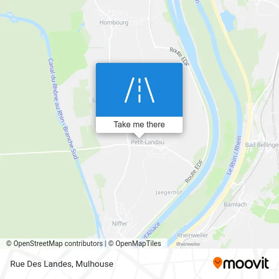 Rue Des Landes map