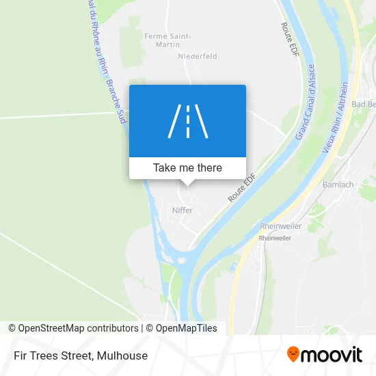 Rue Des Sapins map
