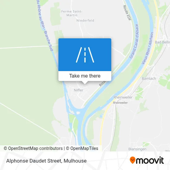 Rue Alphonse Daudet map