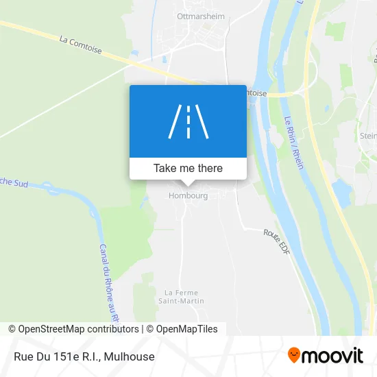Rue Du 151e R.I. map