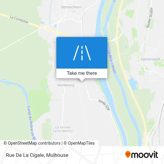 Rue De La Cigale map