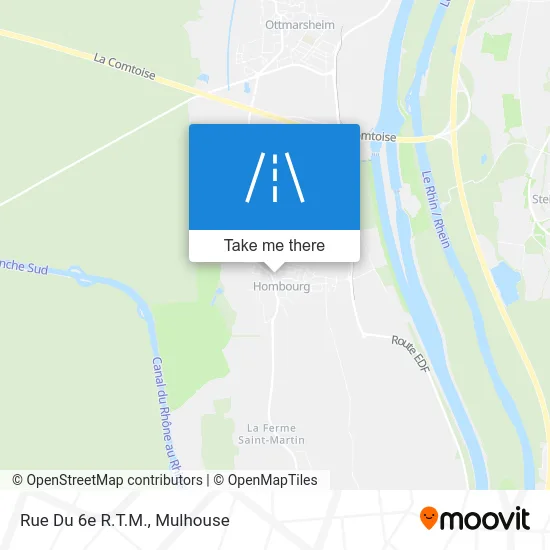 Rue Du 6e R.T.M. map
