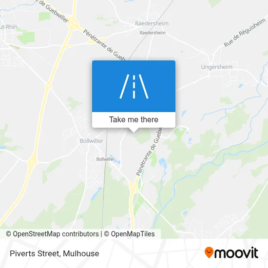 Rue Des Piverts map