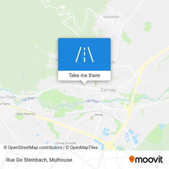 Rue De Steinbach map