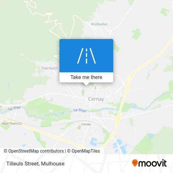 Rue Des Tilleuls map