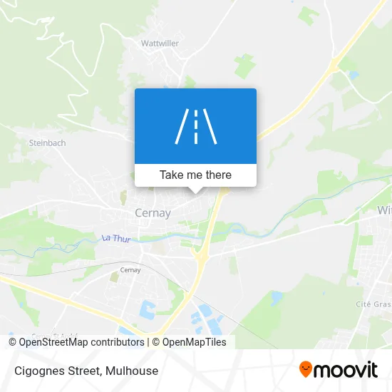 Rue Des Cigognes map